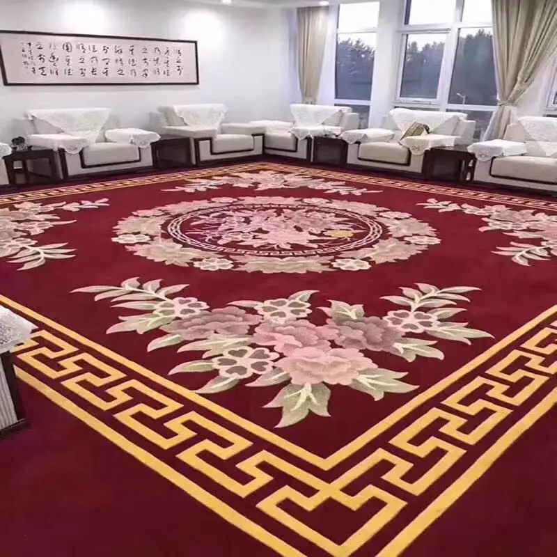 Nature Eco-Friendly Luxury Large Woven Rug Carpet for Living Room Eco-Friendly Floor Rug Carpet from China