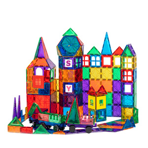 Set <span class=keywords><strong>di</strong></span> Blocchi Magnetici da Costruzione 100 Pezzi <span class=keywords><strong>per</strong></span> <span class=keywords><strong>Bambini</strong></span> dai <span class=keywords><strong>3</strong></span> <span class=keywords><strong>Anni</strong></span> in Su, Giocattoli Educativi STEM, Piastrelle Robuste <span class=keywords><strong>per</strong></span> <span class=keywords><strong>Giochi</strong></span> <span class=keywords><strong>di</strong></span> Costruzione - Product Image 1