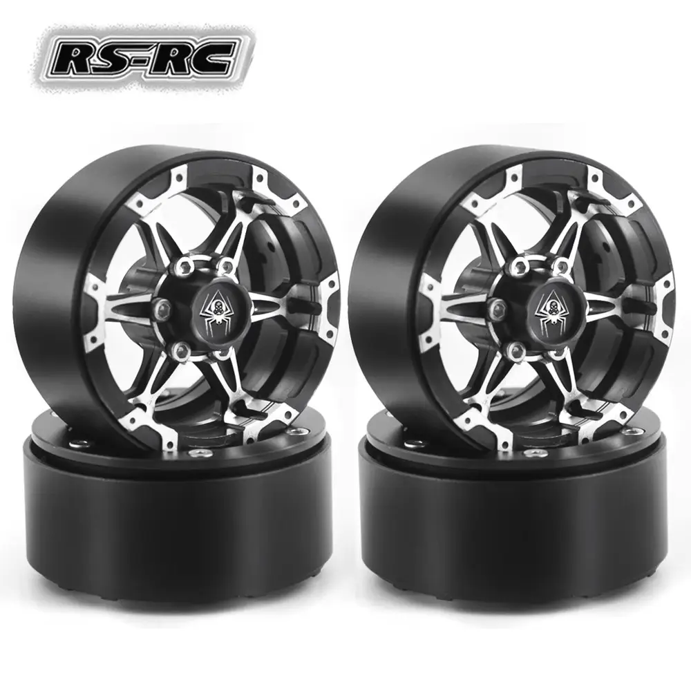 Mobil RC 1.9 "Aluminium Aloi roda untuk mendaki mobil TRX4 D90 YK R74