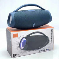 Speaker Portabel Outdoor Tahan Air IPX4 OEM, Subwoofer LED RGB, Boombox3 Mini LED untuk Layar Display 10W