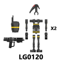 LG1017 Space Wars Battle Droid Mini, modèle éducatif à collectionner et à assembler, blocs de construction en plastique pour enfants, jouets, Juguetes