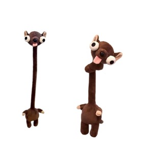 Muñeco de peluche de perro salchicha malvado de cuello largo, popular, diseño abstracto, regalo de cumpleaños, colgante, venta al por mayor - Product Image 5