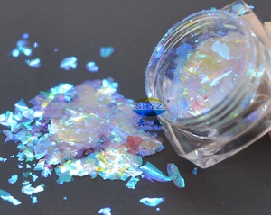 Shyz Aurora ánh sáng lung linh Opal sequin móng tay màu sắc thay đổi sắc tố mỹ phẩm Flakes cho trang điểm cho sơn và mực in - Product Image 4