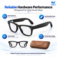 Lunettes Intelligentes MT5 Ultra AI avec Caméra 8MP, Double Puce, Étui de Recharge 2000mAh, Transfert WiFi 6, Vente Directe Usine