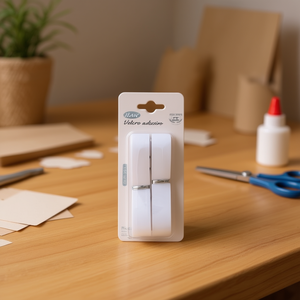 Cinta Adhesiva de Velcro de 1.6x100cm para Manualidades y Uso Doméstico - Product Image 3