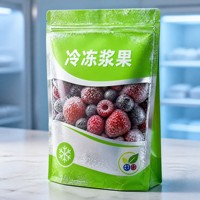 Anti-condens, food grade, op maat bedrukte MOPP/VMPET/PE stand-up pouch met transparant venster en ritssluiting voor vers gesneden fruit, kant-en-klaar productenverpakking