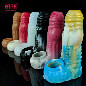 FRRK Monster <b>Dildo</b> Penis Extender Men Daily Enlargement Penis Sleeves for Male Sex Toy - Product Image 1