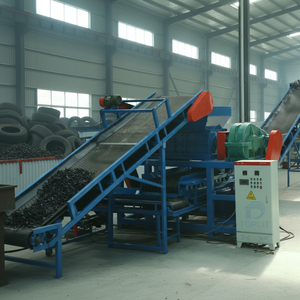 Trituradora Industrial Automática de Neumáticos de Desecho, Máquina de Corte y Molienda de Alta Producción y Durabilidad para Plantas de Reciclaje de Neumáticos - Product Image 3