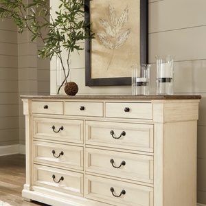 <b>Retro</b> Wooden Storage <b>Sideboard</b> with 6 Drawers Simple Design for Dining Kitchen or Hotel White Color Home Furniture - Product Image 6