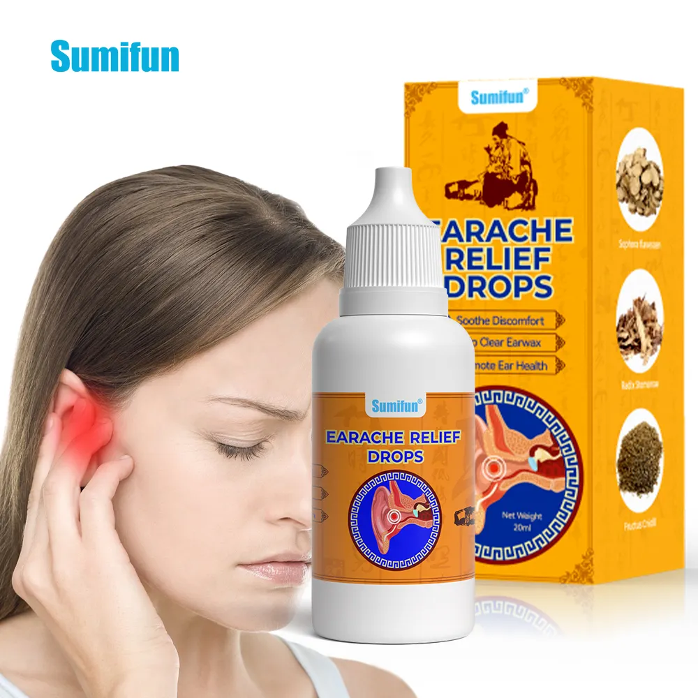 Sumifun thảo dược tự nhiên ù tai làm giảm đau tai phun Điều trị nhiễm trùng tai 30ml