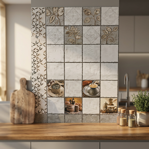 กระเบื้องบุผนังเซรามิกดิจิตอลแบบมันเงา รุ่น Vistaar ขนาด 1x2 12x24 30x60 ซม. 300x600 มม. หนา 10 มม. ป้องกันการลื่น สำหรับห้องนั่งเล่นและห้องน้ำ - Product Image 2