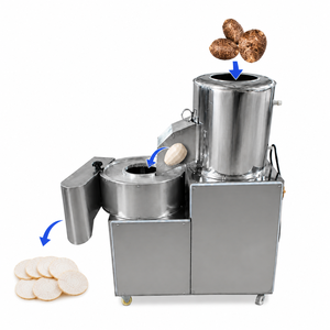 Machine <span class=keywords><strong>électrique</strong></span> <span class=keywords><strong>de</strong></span> lavage, épluchage et dé<span class=keywords><strong>coupe</strong></span> pour pommes <span class=keywords><strong>de</strong></span> <span class=keywords><strong>terre</strong></span>, manioc, yucca, taro, pour la production <span class=keywords><strong>de</strong></span> chips, frites, tranches, julienne et la transformation des légumes racineux - Product Image 6