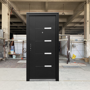 TECHTOP <span class=keywords><strong>Porte</strong></span> en acier de <span class=keywords><strong>sécurité</strong></span> en fer pour la maison <span class=keywords><strong>Porte</strong></span> en acier moderne découpée au laser Design - Product Image 1