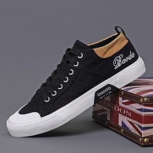 Low <b>Top</b> Casual Walking Flats Shoes Sneakers Canvas Flat Shoes Sneakers Trainers - Product Image 3