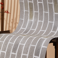 Panneau mural extérieur flexible en pierre moderne, imperméable et ignifuge, carreaux de revêtement extérieur en céramique souple rouge imitation brique pour la maison