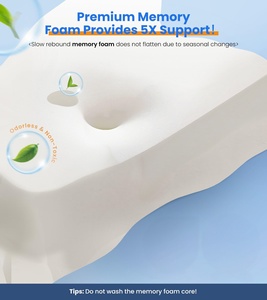 Custom Packaging Butterfly Orthopedic Cervical Pillow Contour <b>Memory</b> <b>Foam</b> Oem China Wholesale Modern <b>Memory</b> <b>Foam</b> Pillow - Product Image 3