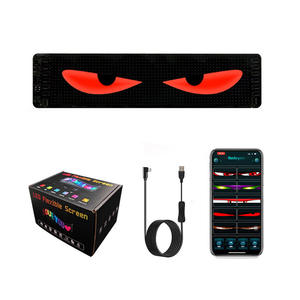 Car Devil Eyes Light LED Programmable Flexible Personnalisable Store Sign <span class=keywords><strong>Bluetooth</strong></span> App & Remote Control Advertising LED Signs - Product Image 2