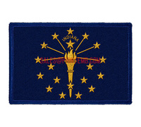 Écussons Indiana colorés de haute qualité, badges thermocollants DIY pour chapeaux et jeans, tailles personnalisées, broderie artisanale, badge Indiana