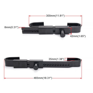 Verrou antivol pour voiture TUR015 300mm 465mm, verrou de porte réglable en acier pour remorque et conteneur, pour modernisation et mise à niveau - Product Image 1