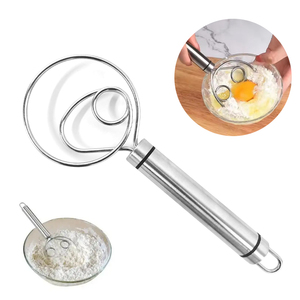 Batteur à œufs en gros, mélangeur de pâte à pain à main, <span class=keywords><strong>fouet</strong></span> danois en acier inoxydable <span class=keywords><strong>pour</strong></span> accessoires de cuisson - Product Image 1