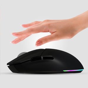 Banda kablosuz oyun fare RGB hafif oyun fare OEM özelleştirilmiş optik şarj edilebilir kablosuz fare ABS - Product Image 4