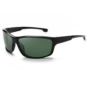 Gafas de Sol Deportivas Greyjack TR90 para Hombre, Polarizadas UV400, para Ciclismo y Pesca, Montura Negra, Lentes TAC Tipo 3 - Product Image 3