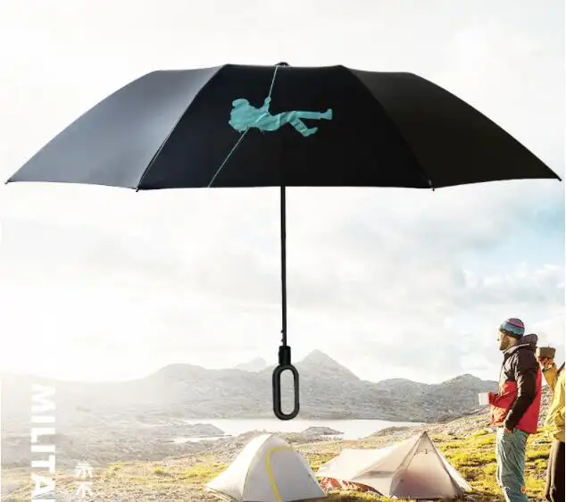 สิ่งประดิษฐ์ใหม่มือฟรี O รูปร่างจับ2พับร่ม