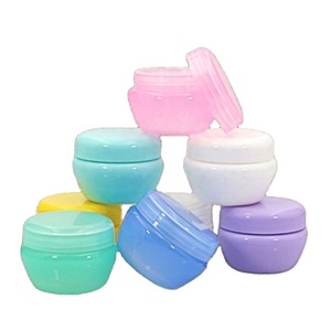 Empty <b>Plastic</b> Cosmetic <b>Jars</b> 5g10g 20g 30g 50g Colors PP Cream Face Cream Bottle White <b>Plastic</b> Cosmetic <b>Jars</b> - Product Image 6
