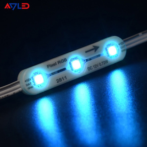 Module LED 0,72W IP68 12V 3 RGBIC SMD5050 WS2811 RGB 7015 à pixels adressables, étanche, pour rétroéclairage de lettres numériques - Product Image 2
