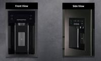 Réfrigérateurs à double porte côte à côte, mini-bar avec machine à glaçons R600a / 75g, réfrigérateur domestique