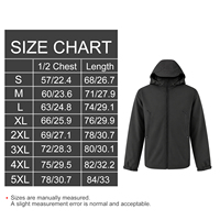 Chaqueta Softshell Negra con Capucha, Impermeable, Elástica, Uniforme para Exteriores, Personalizable para Hombre y Mujer, Tallas S-5XL, Venta al Por Mayor de Fábrica