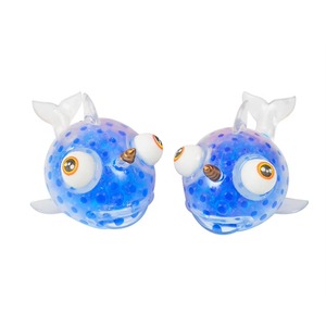 Juguete Blandito de Pez Linterna con Ojos Grandes, TPR Transparente con Cuentas de Agua en el Interior, Juguete Antiestrés para Apretar - Product Image 5