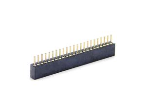 ขั้วต่อส่วนหัวแบบพิทช์สำหรับผู้หญิง1.27มม. H4.1mm ตรงชนิด1*23P DIN ทองเหลืองตัวเครื่องไนล่อนสำหรับการใช้งาน PCB - Product Image 3