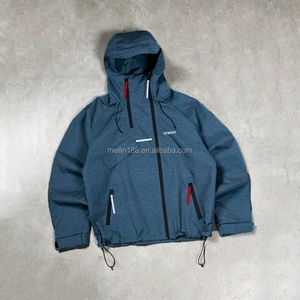 Windbreaker Nylon <b>Zip</b> <b>up</b> <b>Jacket</b> for Men Design Custom Fashion Waterproof Windproof Coat High Quality Design <b>Jackets</b> Manufacturer - Product Image 1
