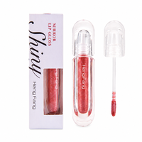 Gloss à lèvres brillant effet eau 8 couleurs, hydratant, pailleté, maquillage pour les lèvres, non collant, vente en gros, marque privée, OEM, ODM