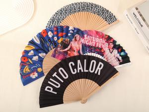 Abanico Plegable <span class=keywords><strong>de</strong></span> Madera Grabado Personalizable, Regalo Personalizado Ideal - Product Image 5