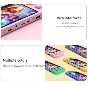 Nouvelle console de <span class=keywords><strong>jeu</strong></span> portable GR3000, écran HD de 5,1 pouces, jeux rétro, cadeaux bon marché pour enfants, prise en charge des jeux à <span class=keywords><strong>deux</strong></span> joueurs, extensible à 64 Go - Product Image 5