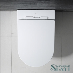 <span class=keywords><strong>WC</strong></span> mural rond sans bride SDAYI, cuvette de toilette en céramique, <span class=keywords><strong>WC</strong></span> mural avec bidet - Product Image 6