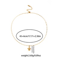 Collar con Colgante de Acero Inoxidable Dorado de Moda, con Dijes de Cangrejo, Estrella de Mar, Tortuga, Delfín, Ballena y Concha, Joyería de Verano para Mujer