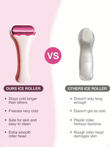Nuevo Rodillo Facial Metálico de Gran Tamaño para Compresas Frías, Masajeador Facial, Rodillo de Hielo de Belleza en Oferta - Product Image 2