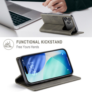 <span class=keywords><strong>Caseme</strong></span> เคสกระเป๋าสตางค์หนังสำหรับ <span class=keywords><strong>iPhone</strong></span> 17 PRO MAX ที่ใส่บัตรแบบพับได้หรูหราสำหรับ <span class=keywords><strong>iPhone</strong></span> 17 16 15 PRO MAX - Product Image 4