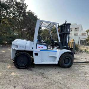 รถยก7TFD70Z8 TCM มือสองจากญี่ปุ่นทำงานได้ไม่มากเวลาทำงานเสาพาเลทสูงสำหรับงานในสวนที่มีประสิทธิภาพสูง - Product Image 2
