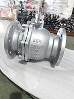 Vanne à boisseau sphérique en acier inoxydable à montage direct usine CF8/CF8M/CF3/CF3M/Duplex 2"-12" Classe 150-300 à brides