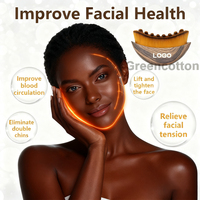 Brosse Faciale de Drainage Lymphatique Personnalisée pour Contour du Visage, Outil de Massage à Sec pour Brosse Faciale, Sculptant Menton et Mâchoire, Adaptée à la Peau