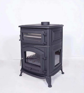 Wood <strong>Fire</strong> Stove Factory Direct Selling Cast Iron Black Freestanding Wooden Fireplace <strong>Fire</strong> <strong>Indoor</strong> Wholesale BSC307 - Product Image 1