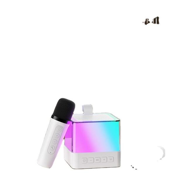 Factory Price Wireless Speaker Square Box Wireless Speaker LED Light for Karaoke