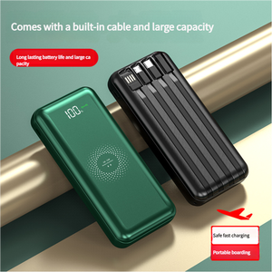 Vente en gros banque d'alimentation de charge sans fil Super mince portable 20000mah compagnon de téléphone portable intelligent sortie 10W entrée Micro USB - Product Image 3