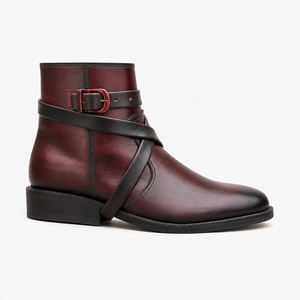 Bottes d'équitation Jodhpur artisanales haut de gamme en cuir – Chaussures équestres élégantes et durables pour cavaliers et entraîneurs - Product Image 2
