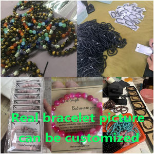 Nueva Pulsera Tejida con Cuentas de Piedras Coloridas, Estilo de los Doce Signos del Zodiaco y los Ocho Planetas, Joyería de Moda - Product Image 5