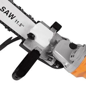 Portable 11.5in Battery-Powered <b>Angle</b> Chain Saw Adapter Set Industrial DIY Wood <b>Cutting</b> <b>Tool</b> Kit - Product Image 5